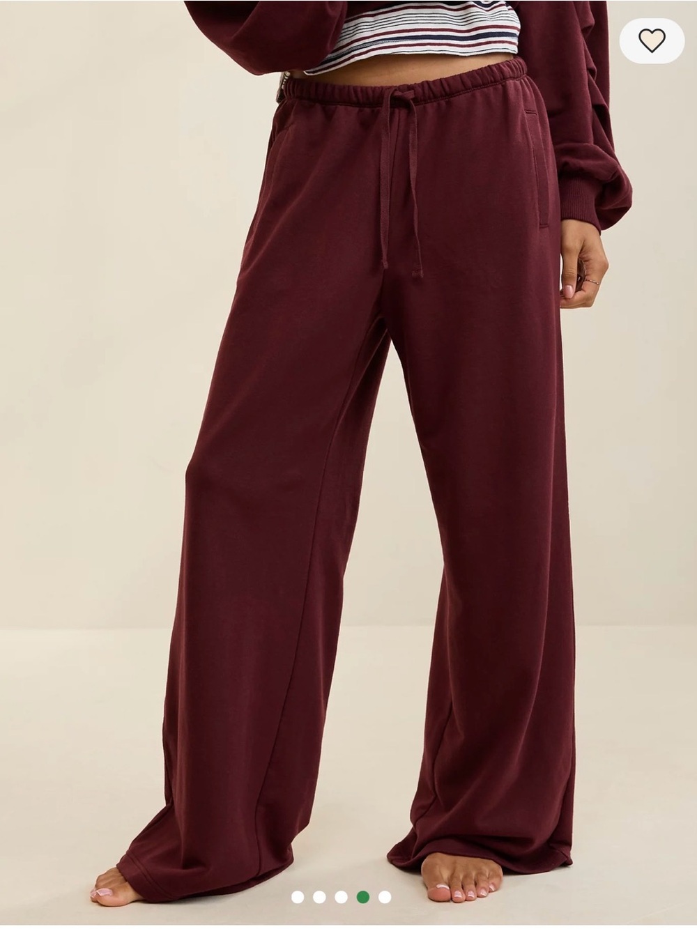 Aerie Jet Setter Trouser - Royal Berry - Small